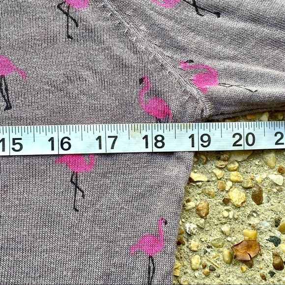 Torrid Flamingo Novelty Light Knit Sweater Size 1X 1 - Picture 6 of 11